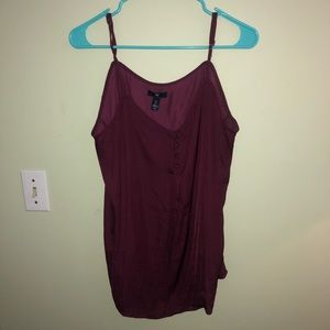 Gap Maroon Adjustable Tank Top Large
